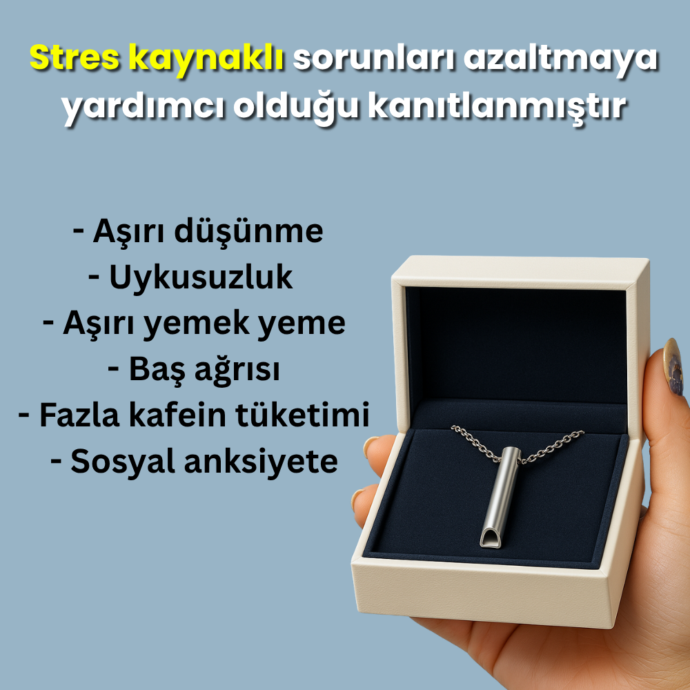 Stres Azaltma ve Yönetme Kolyesi