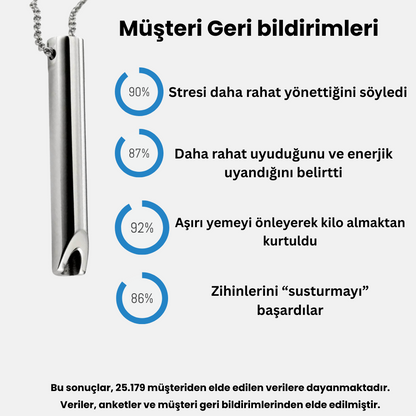 Stres Azaltma ve Yönetme Kolyesi