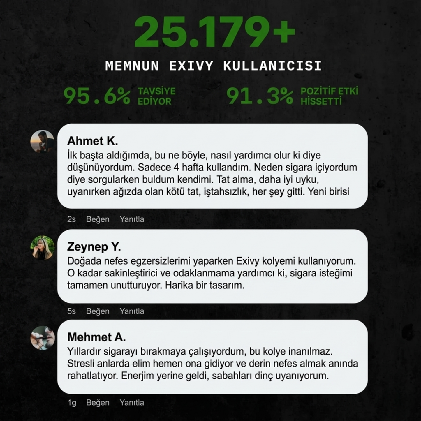 Exivy® Raucherentwöhnungs-Halskette