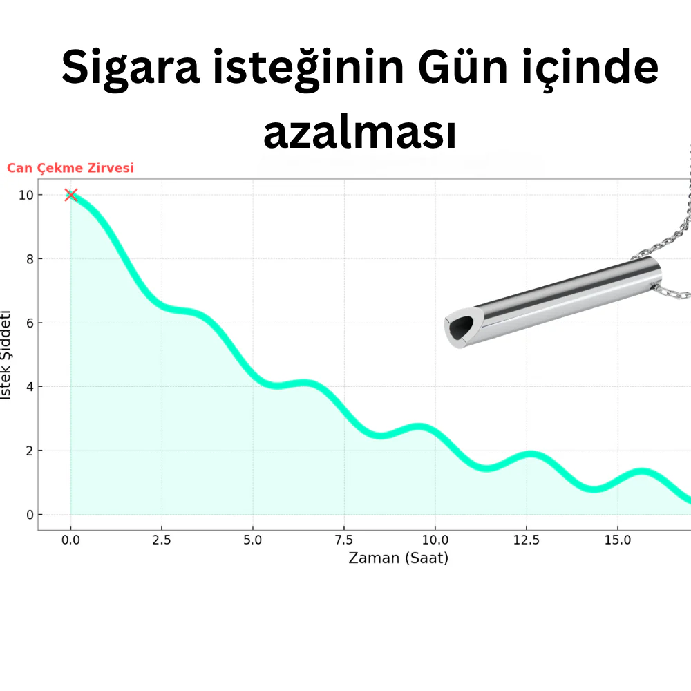 Doğal Nikotinsiz Dumansız Sigara Bırakma Kolyesi